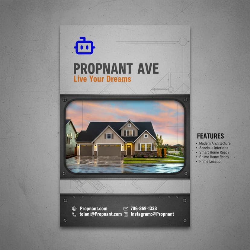 AI-generated marketing material